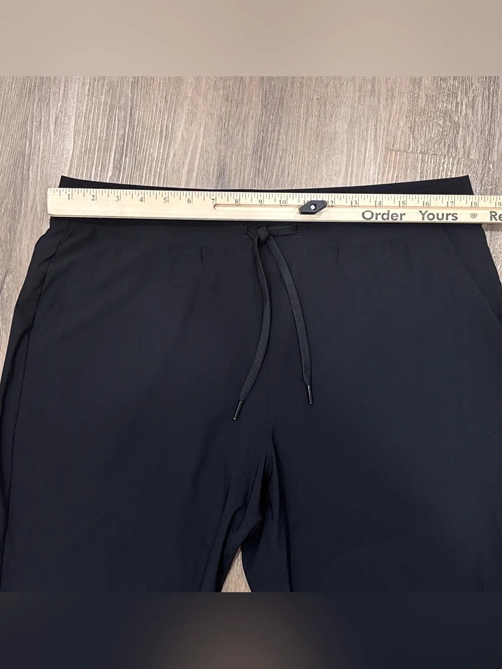 Greyson Mens Black Technical Performance Stretch Drawstring Joggers Large